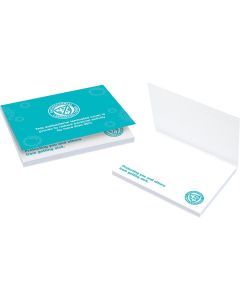 A7 Anti-Bac Laminated Covered Sticky Notes