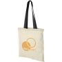 Nevada 100 g/m² Cotton Tote Bag Coloured Handles 7L