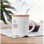 Kenya Porcelain Mug With Spoon