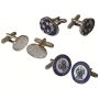 Metal Relief Cufflinks