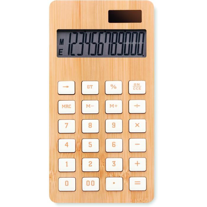 12 Digit Bamboo Calculator main product photo