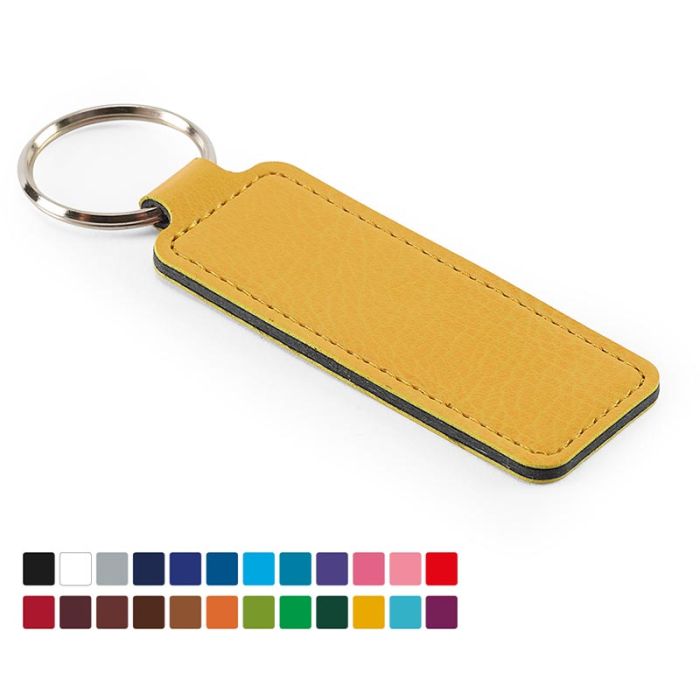 Economy Rectangular Key Fob In Belluno main product photo
