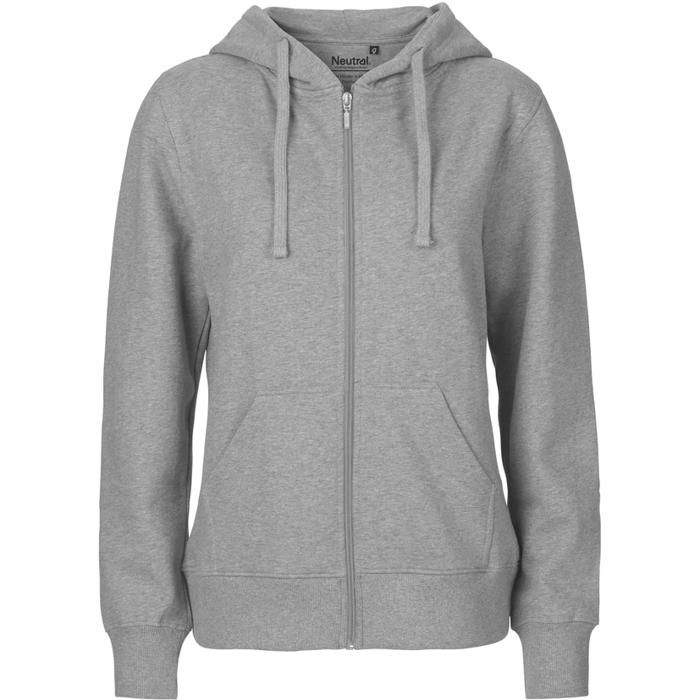 Ladies Fairtrade & Organic Cotton Zipped Hoodie main product photo