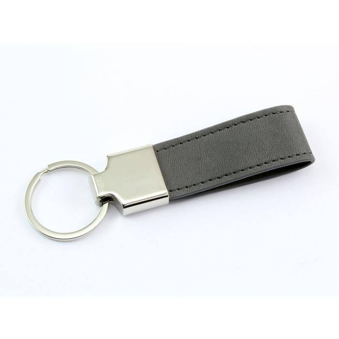 Promotional Deluxe Torino Loop Key Fob In A Choice Of Colours