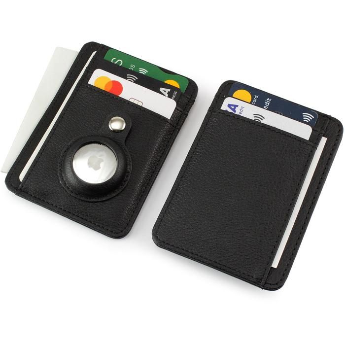 Rfid Airtag Wallet In Black Porto main product photo