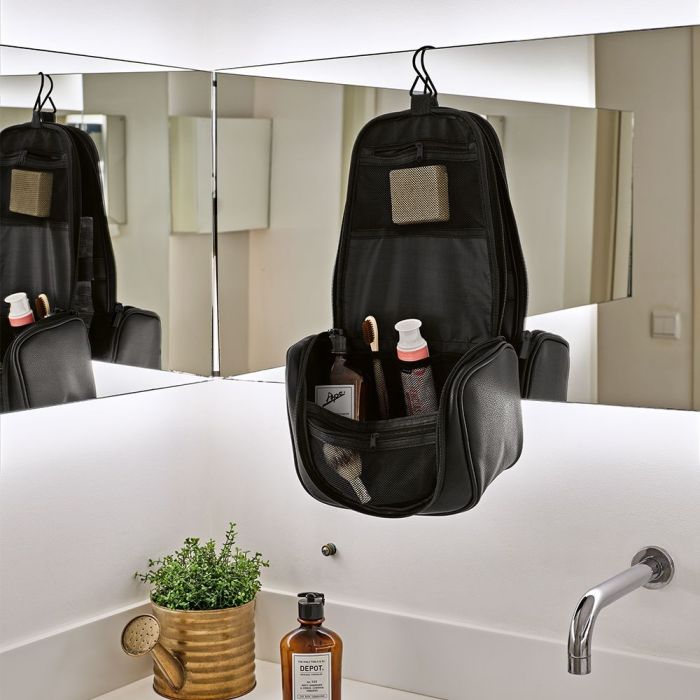 Shanghai Toiletry Bag Recycled Leather