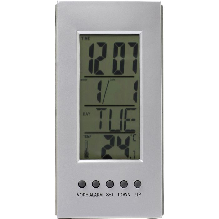Promotional Desk Clock With Thermometer from Fluid Branding | Clocks