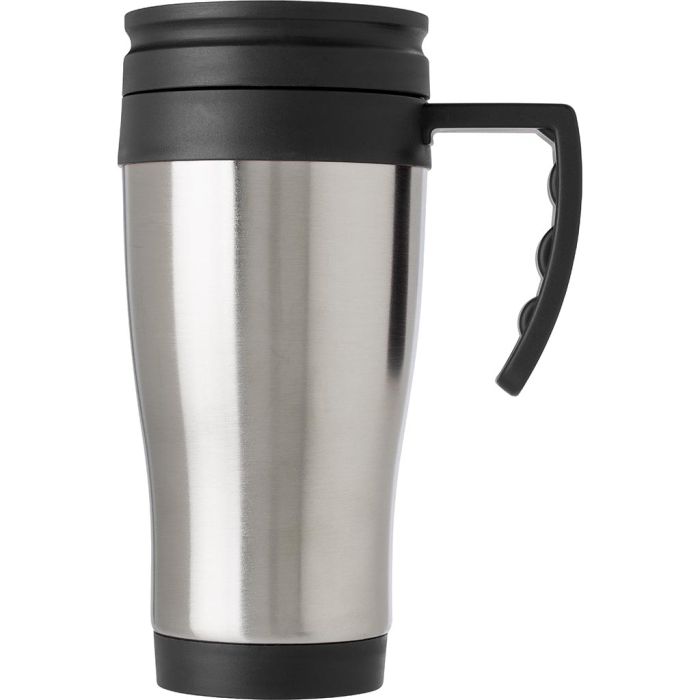 Stainless steel shop travel mug