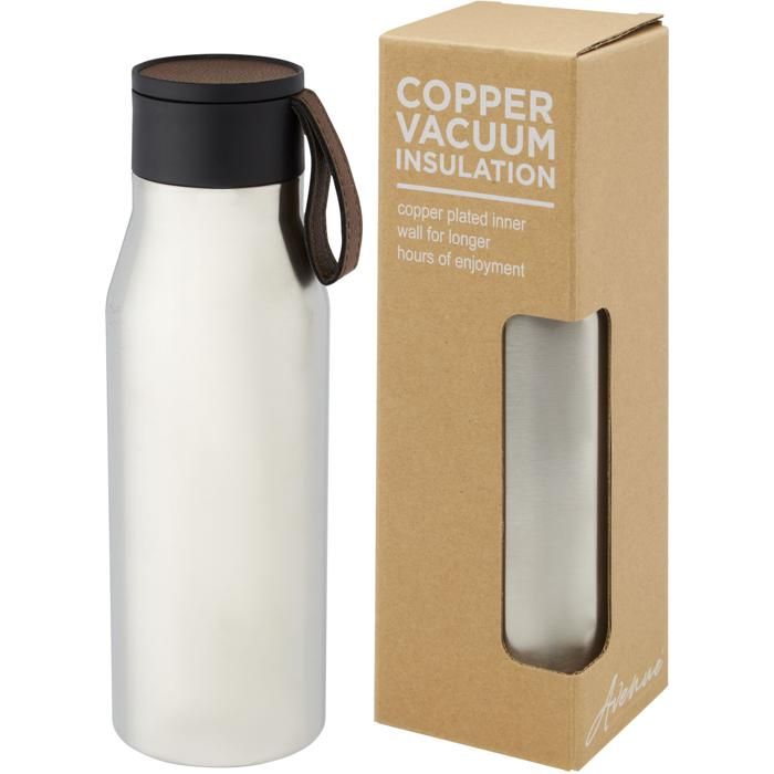 Ljungan 500 ml Copper Vacuum Insulated Stainless Steel Bottle With PU Leather Strap And Lid main product photo