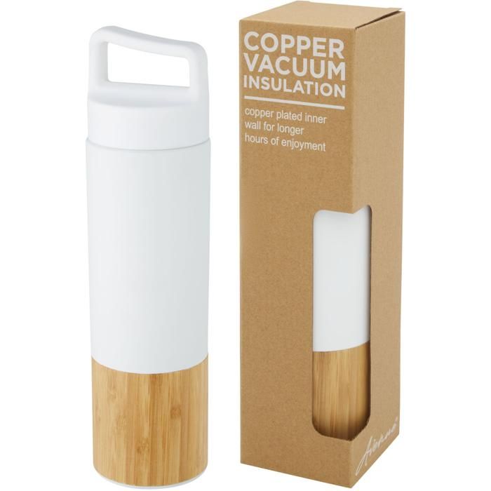 Torne 540 ml Copper Vacuum Insulated Stainless Steel Bottle With Bamboo Outer Wall main product photo