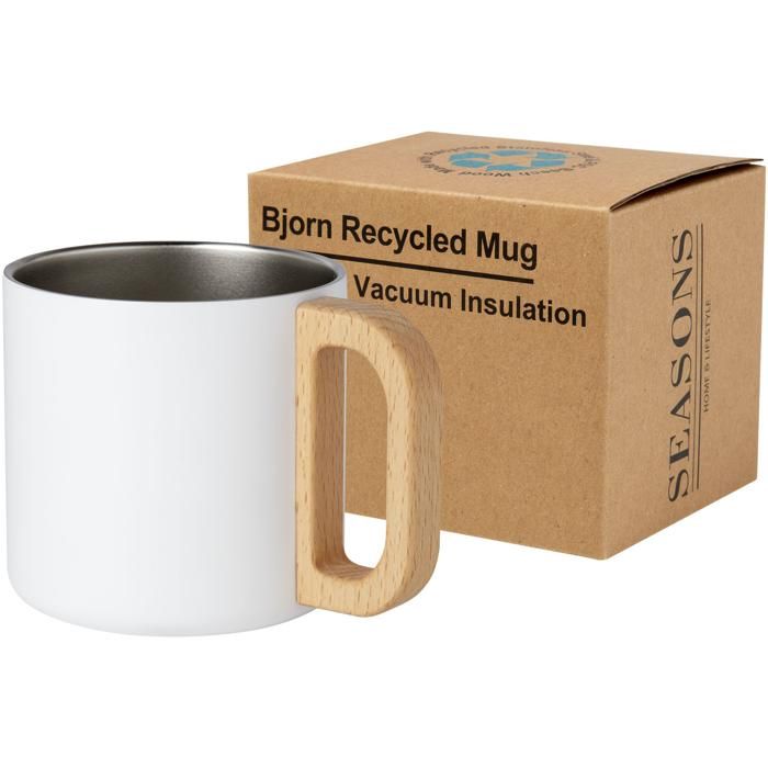 Bjorn 360 ml RCS Certified Recycled Stainless Steel Mug With Copper Vacuum Insulation main product photo