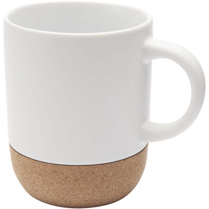 Billie 300 ml Ceramic Sublimation Mug With Cork Details main product photo