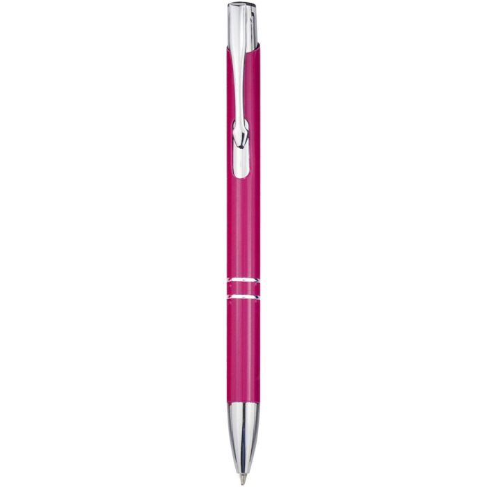 Moneta Aluminium Click Ballpoint Pen (Blue Ink) main product photo