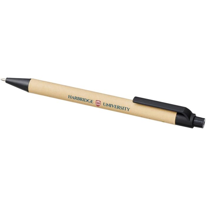 Berk Recycled Carton And Corn Plastic Ballpoint Pen (Black Ink) main product photo