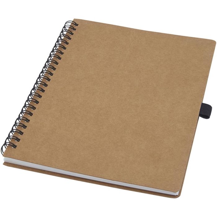 Cobble A5 Wire-O Recycled Cardboard Notebook With Stone Paper main product photo