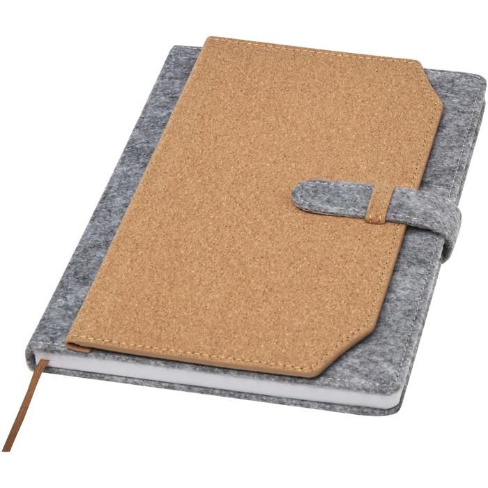 Viviana A5 Recycled Felt And Cork Notebook main product photo