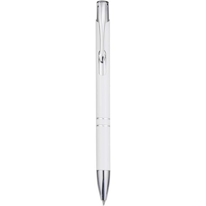 Moneta Recycled Aluminium Ballpoint Pen (Blue Ink) main product photo