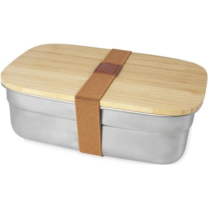 Tite Stainless Steel Lunch Box With Bamboo Lid main product photo