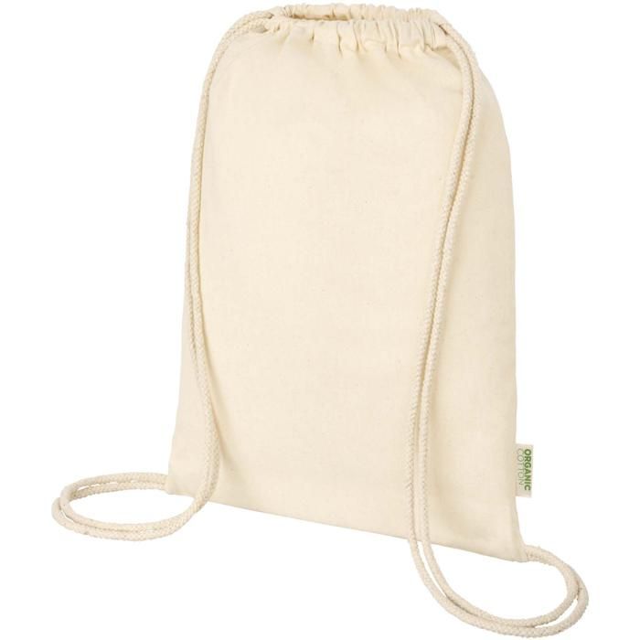 Orissa 100 g/m² Organic Cotton Drawstring Bag 5L main product photo