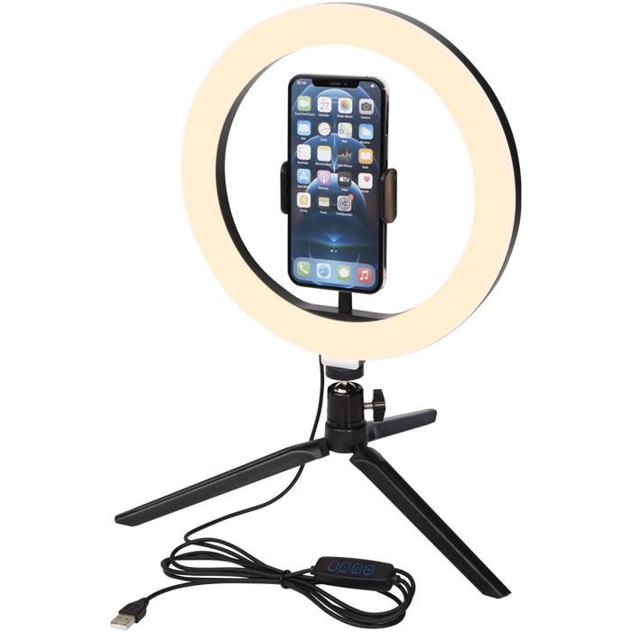 Studio Ring Light For Selfies And Vlogging With Phone Holder And Tripod main product photo