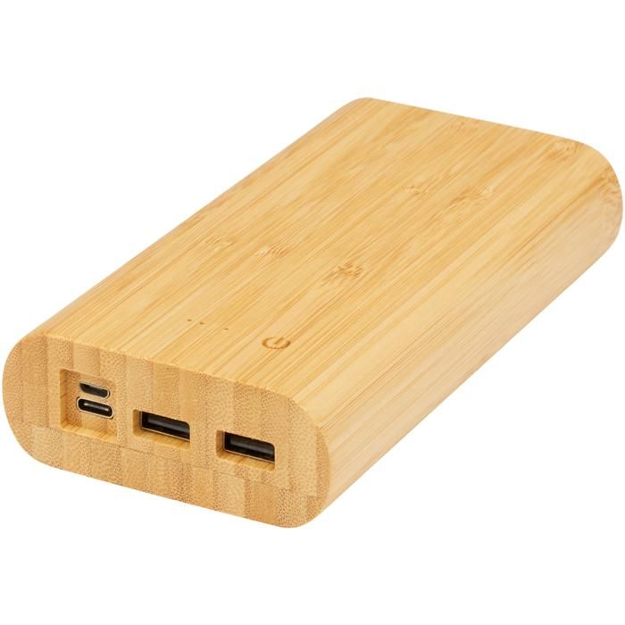 Tulda 20.000 mAh Bamboo Power Bank main product photo