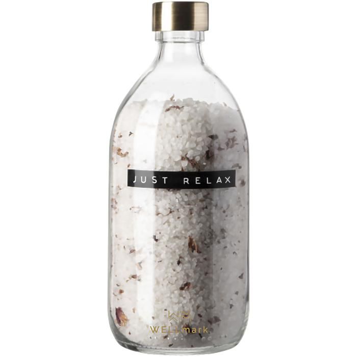 Wellmark Just Relax 500 ml Bath Salt - Roses Fragrance main product photo