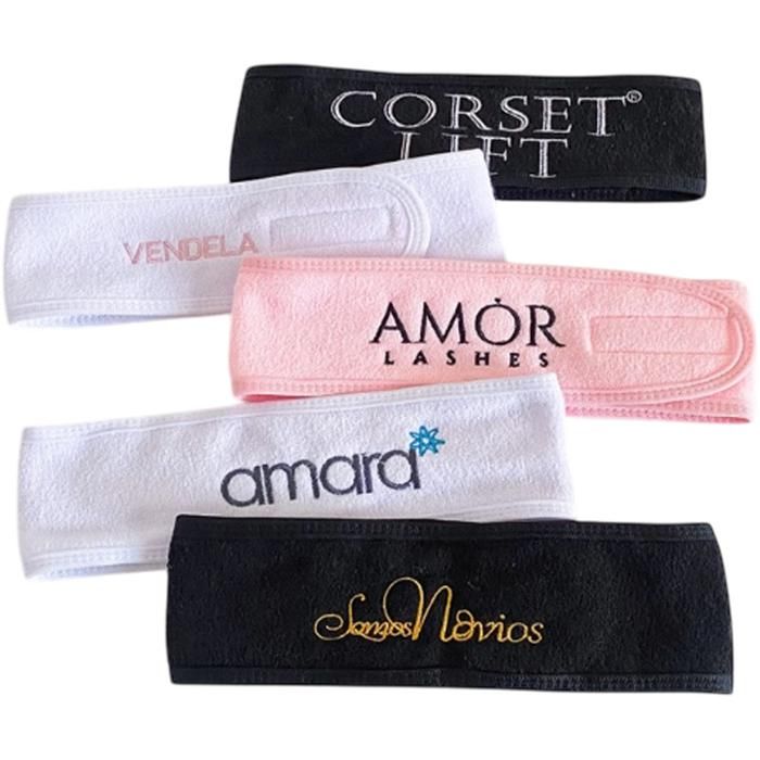 Branded promotional headbands.