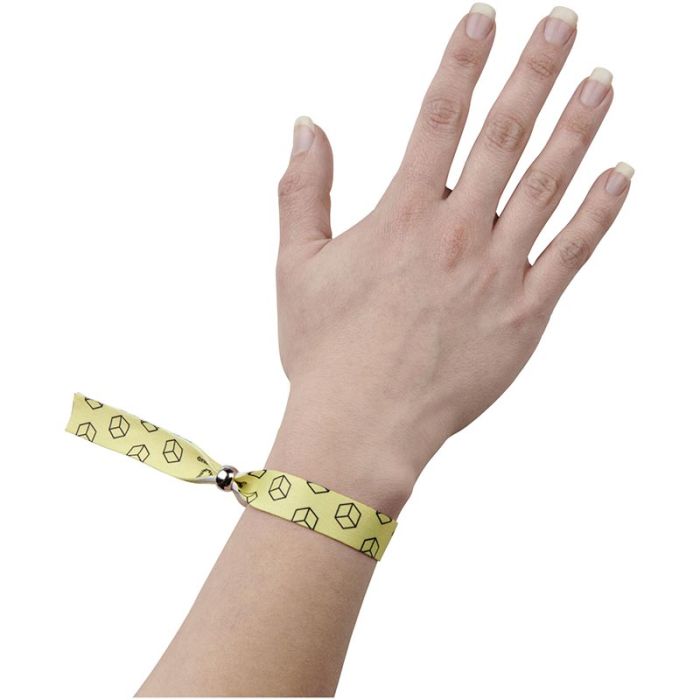 Evi Recycled PET Festival Bracelet With Metal Closure