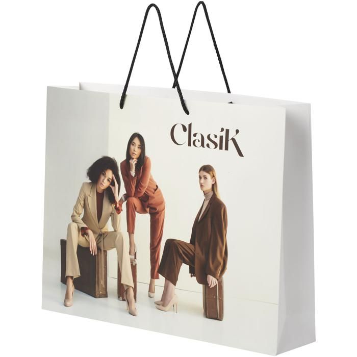 Handmade 170 g/m2 Integra Paper Bag With Plastic Handles - Xx Large main product photo