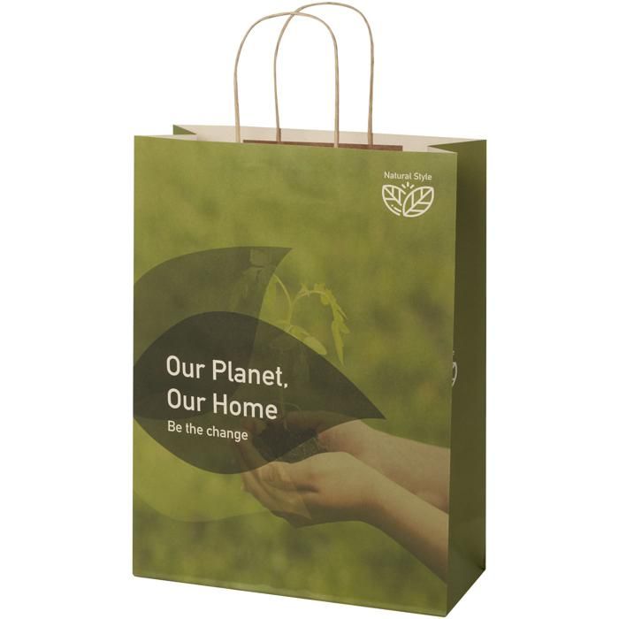 Agricultural Waste 150 g/m2 Paper Bag With Twisted Handles - Xx Large main product photo