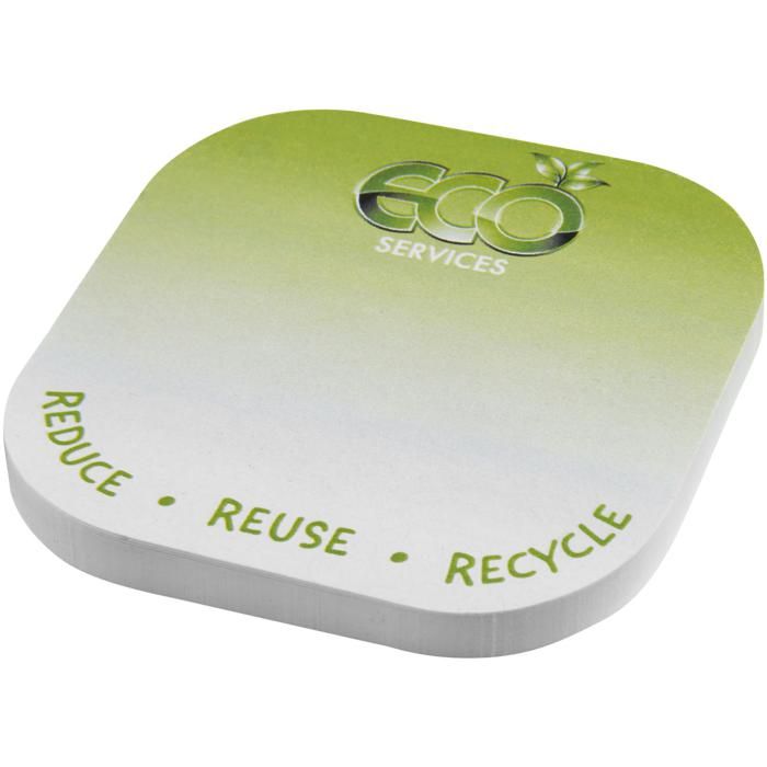 Sticky-Mate Square-Shaped Recycled Sticky Notes With Rounded Corners main product photo
