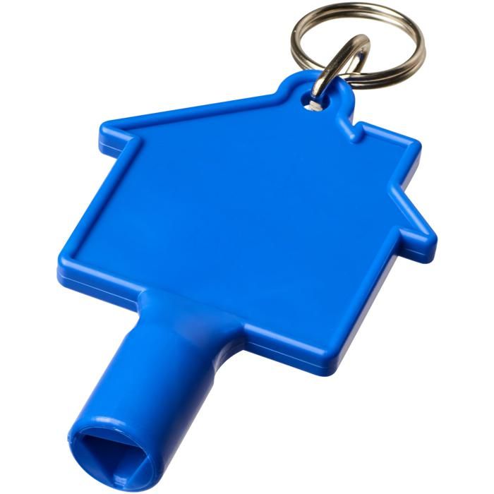 Maximilian House-Shaped Recycled Utility Key Keychain main product photo