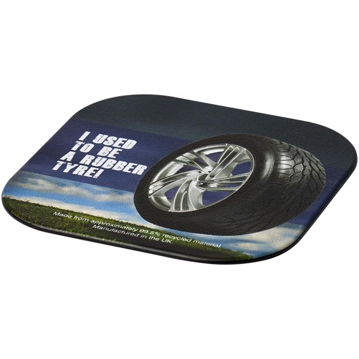 Brite-Mat Square Coaster With Tyre Material