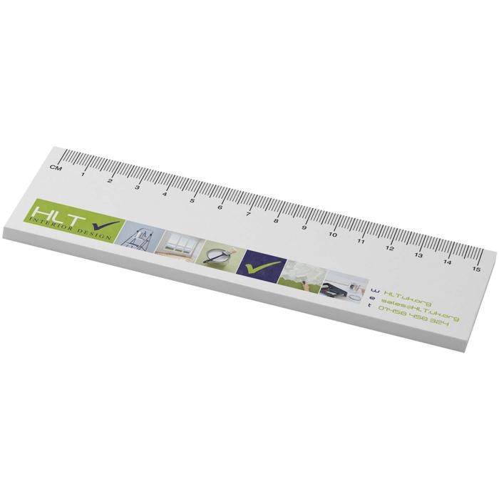 Sticky-Mate Recycled Sticky Notes With Printed 15 cm Ruler main product photo