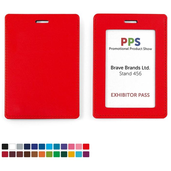 Portrait ID Card Holder For A Lanyard Or Clip In Belluno main product photo