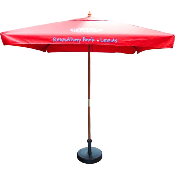 2m Square Wooden Parasol main product photo