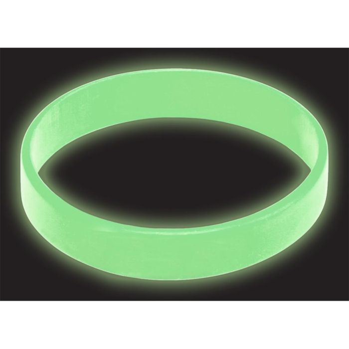 Silicone Wristbands - Glow in the Dark - Printed main product photo