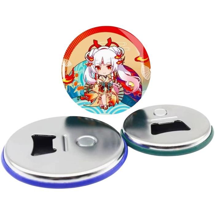 Button Badge Bottle Opener With Magnet main product photo