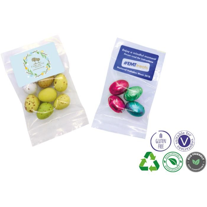 Easter Bag Of Mini Foiled Chocolate Eggs (Small) main product photo