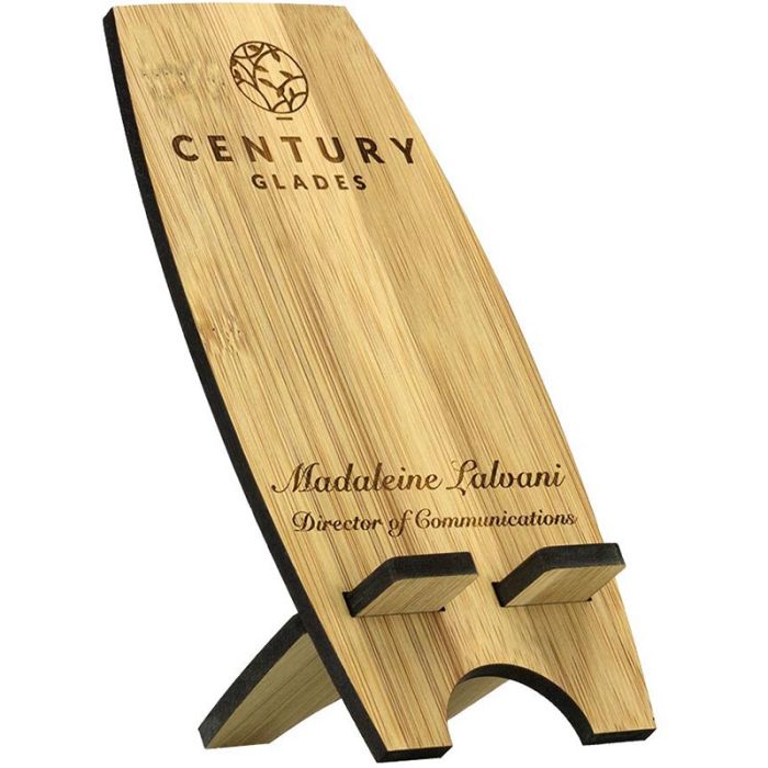 Bamboo Mobile Phone Stand (Eco Pack Range) main product photo
