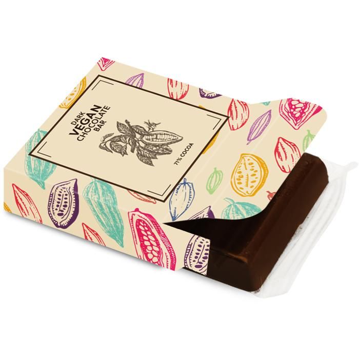 Eco Range – Eco 3 Baton Bar Box - Vegan Dark Chocolate - 71% Cocoa main product photo