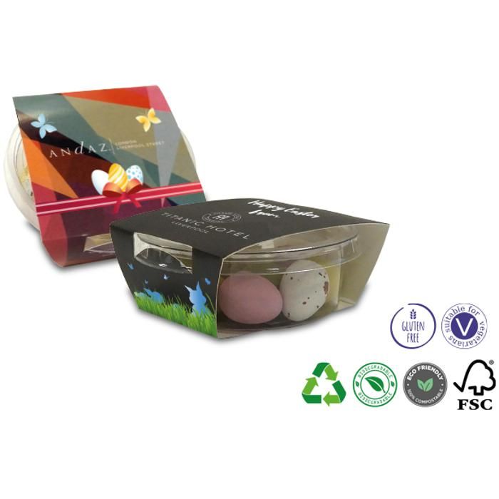 Easter Eco Tub With Candy Coated Chocolate Eggs main product photo