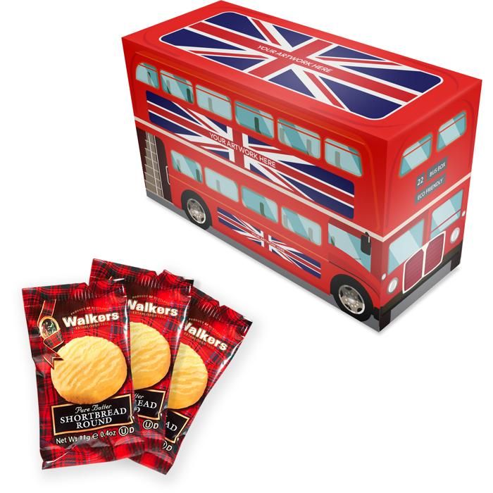 Eco Range – Eco Bus Box - Mini Shortbread Biscuits - X5 main product photo