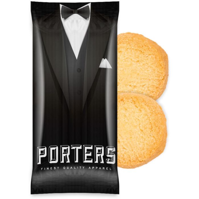 Paper Flow Bag - Mini Shortbread Biscuits - x2 main product photo