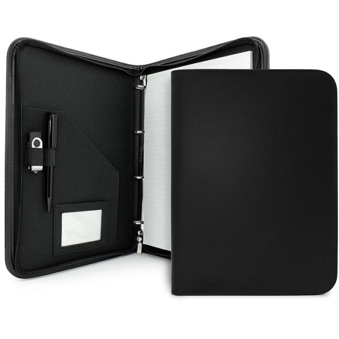 Clapham PU A4 Zipped Ring Binder main product photo
