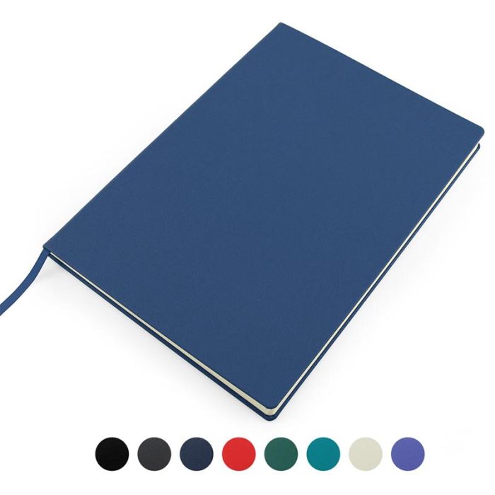 Recycled Eleather A4 Casebound Notebook main product photo