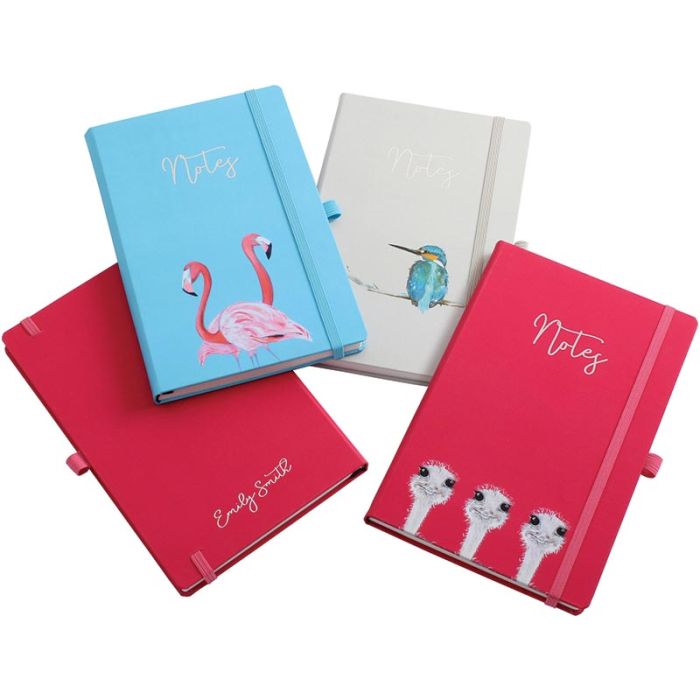 Designer A5 Casebound Notebook With Elastic Strap main product photo