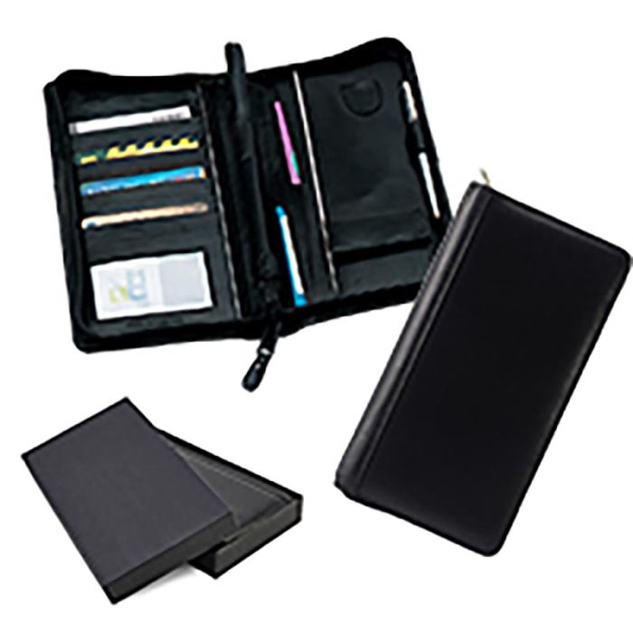 Sandringham Nappa Leather Deluxe Zipped Travel Wallet  (Pantone Match)