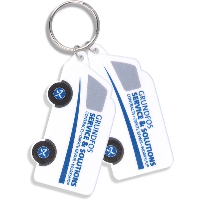 Any Shape Recycled 45mm Keyrings