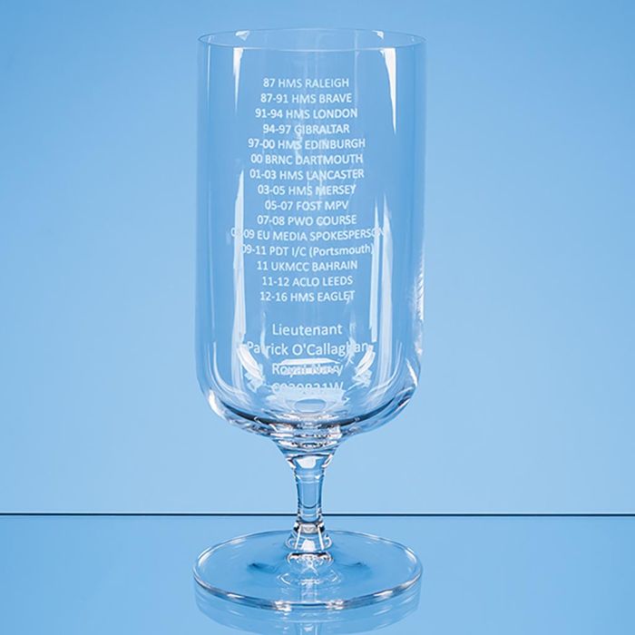 0.4ltr Footed Beer Glass main product photo